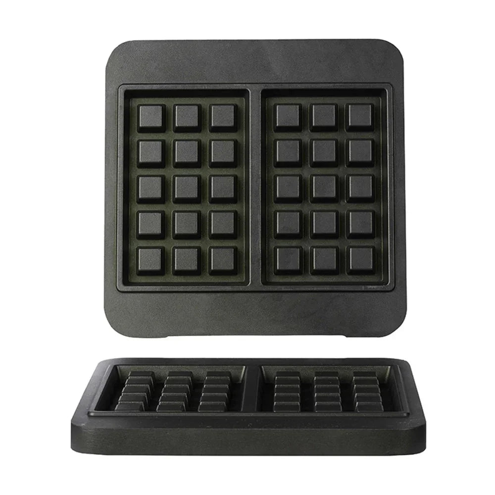 Omake WFL21.KLP.0101 Kare Yuvarlak Waffle Makinesi Kalıbı, Brüksel 3x5 Model