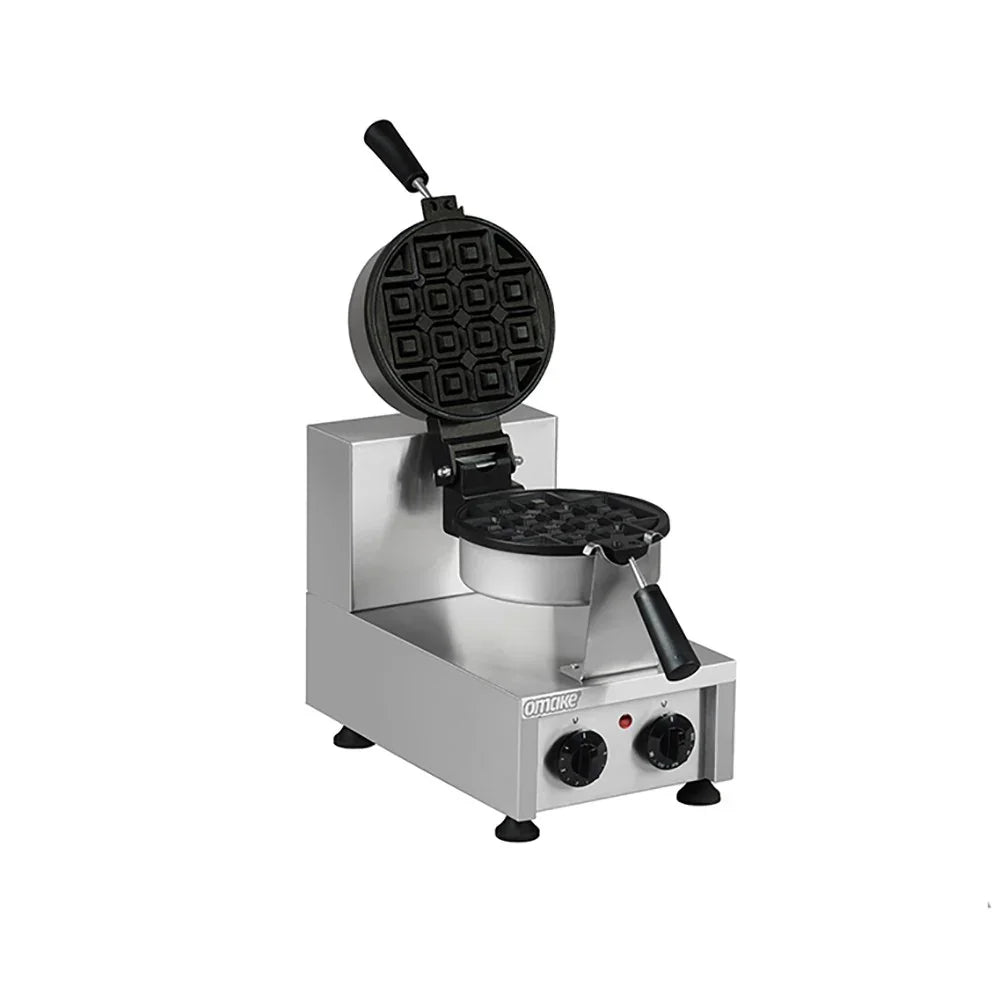 Omake WFL12.E12.0401 Tekli Döner Yuvarlak Waffle Makinesi Special Model, Zamanlayıcılı, Elektrikli