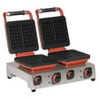 Omake WFL21.E22.0201 Çiftli Kare Waffle Makinesi Brüksel 4x6 Model, Zamanlayıcılı, Elektrikli
