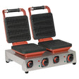 Omake WFL21.E22.1101 Çiftli Kare Waffle Makinesi Çubuklu Çam Model, Zamanlayıcılı, Elektrikli