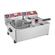 Silverinox 2143 Fritöz 5+5 L Elektrikli - Mutbaka Endüstriyel Mutfak Ekipmanları