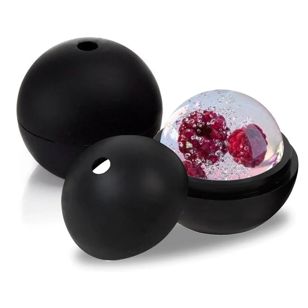 Biradlı GRV-011 Groovy Tekli Top Silikon Buz Kalıbı