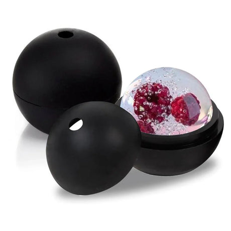 Biradlı GRV-011 Groovy Tekli Top Silikon Buz Kalıbı