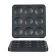 Omake WFL21.KLP.1501 Kare Yuvarlak Waffle Makinesi Kalıbı, Balls Ø64 Model