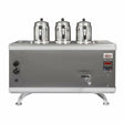 Ateşe TCIGE03 Titanium Compact Akıllı Dijital Çay Kazanı, Gazlı & Elektrikli, 3 Demlik Kapasiteli, İnoks