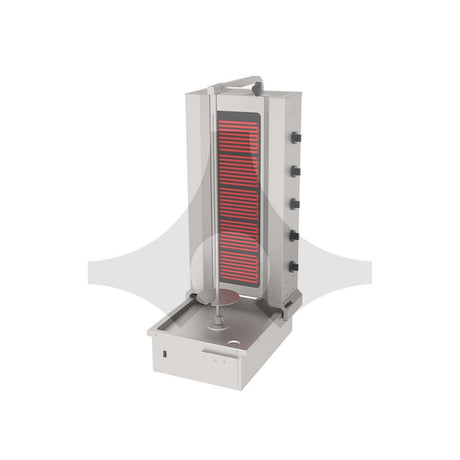 Atalay ADE-5A Döner Ocağı 5 Gözlü Alttan Motorlu Elektrikli (Yedek Şişli) 8  Kw 5 Rezisdanslı