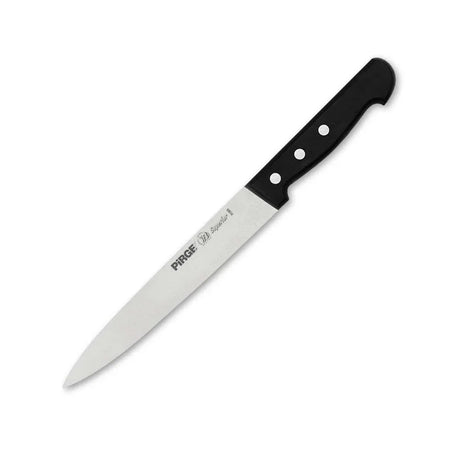 Pirge PRG71292-01 Superior Dilimleme Bıçağı İnce Sap 18 cm Siyah - Mutbaka Endüstriyel Mutfak Ekipmanları