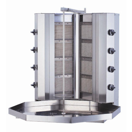 Kalitegaz Gazlı Döner Ocağı Motorsuz V Model 4+4 Radyanlı - Mutbaka