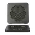 Omake WFL21.KLP.1301 Kare Yuvarlak Waffle Makinesi Kalıbı, Kalp Q190 Model