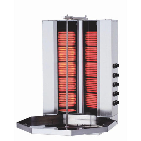 Kalitegaz Elektrikli Döner Ocağı Motorsuz V Model 5+5 RADYAN - Mutbaka