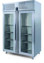 Iceinox VTS 1150 CR-VG Dikey Tip Snack Buzdolabı 1150 L, SS430, 2 Cam Kapılı