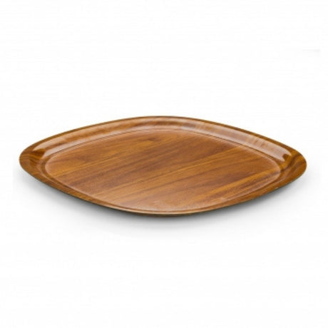 Tria TFR 38 W Triaform Kraft Oval Sade Mat Tepsi 38 cm Ceviz
