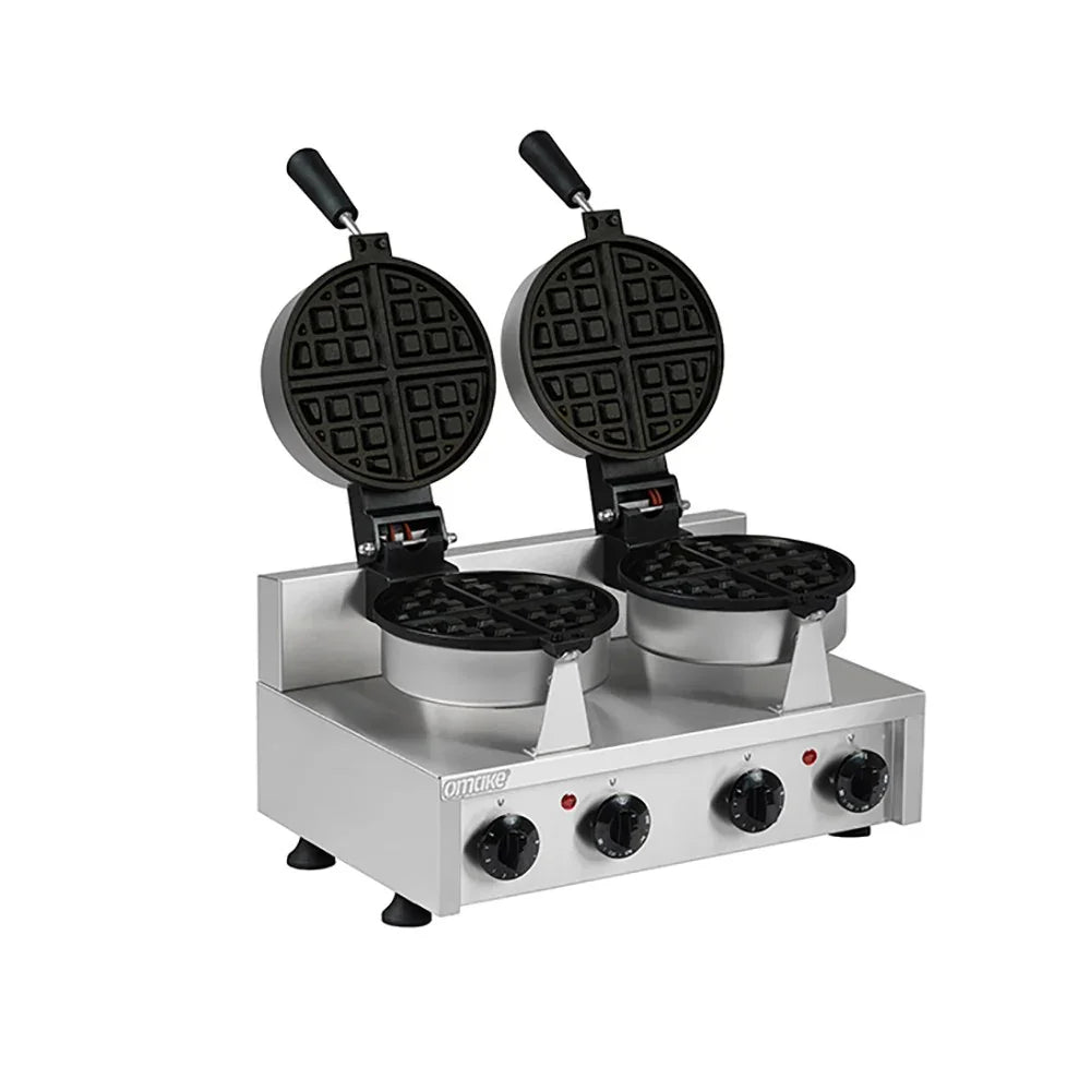 Omake WFL11.E12.0101 Çiftli Waffle Makinesi Amerikan Model, Zamanlayıcılı, Elektrikli
