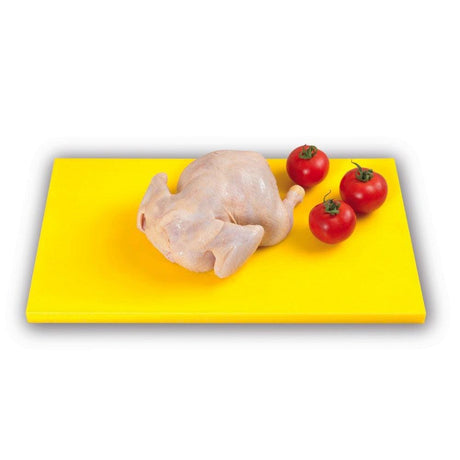 Burç Plastik Polietilen Kesme Tahtası 20x40x1 cm Sarı