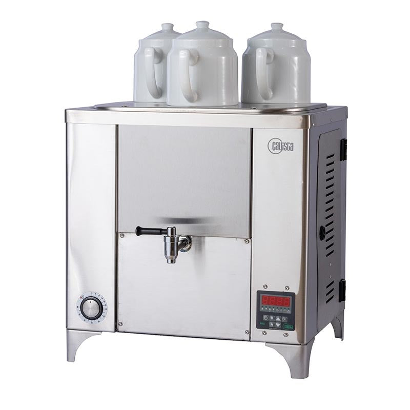 Çayista QGSE3I Qarabag Çay Makinesi, 3 Demlikli, 23 L, Elektrikli, Inox