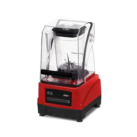 Omake BLE41.E15.0203 Buz Kırıcı Sessiz Dijital Bar Blender, 2 L, 2200 W, Kırmızı
