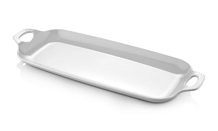 Atlasform 902 Kulplu Büyük Kayık, 15.5x42 cm, Beyaz