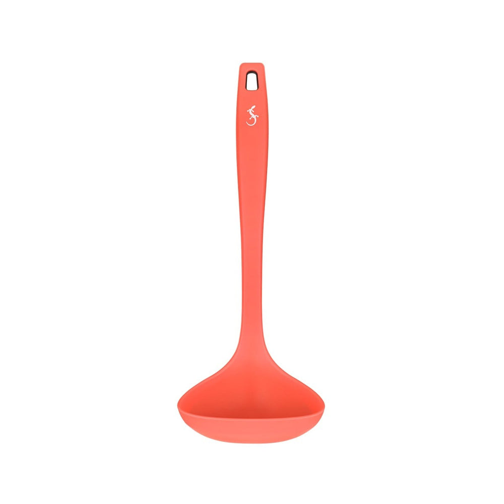 Lurch Platin Silikon Çorba Kepçesi 28 cm Somon