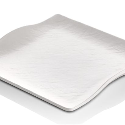 Atlasform B789 Mat Kare Sunum Tepsisi, 25x25 cm, Beyaz