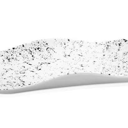 Atlasform KD785 Desenli Mat Sunum Tepsisi, 28x19 cm, Kırçıl Desen