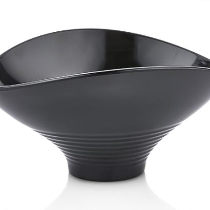Atlasform S753 Oval Sunum Kase, 21,5x18 cm, Siyah