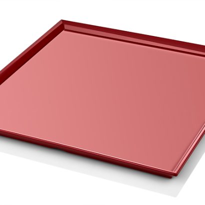 Atlasform K705 Pastane Sunum Tepsisi, 35x35 cm, Kırmızı