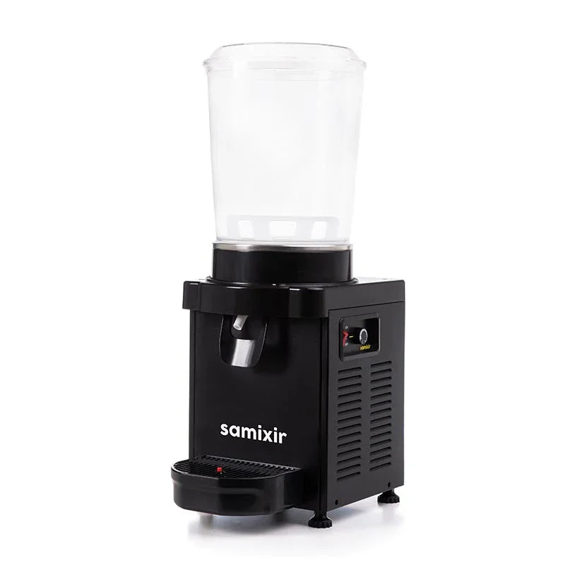 Samixir M10.AB Panoramik Karıştırıcılı Soğuk İçecek Dispanseri Analog 10 L Siyah