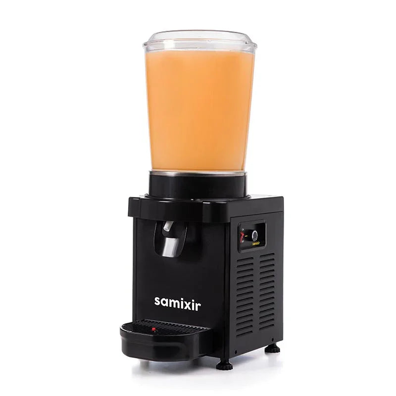 Samixir M10.AB Panoramik Karıştırıcılı Soğuk İçecek Dispanseri Analog 10 L Siyah