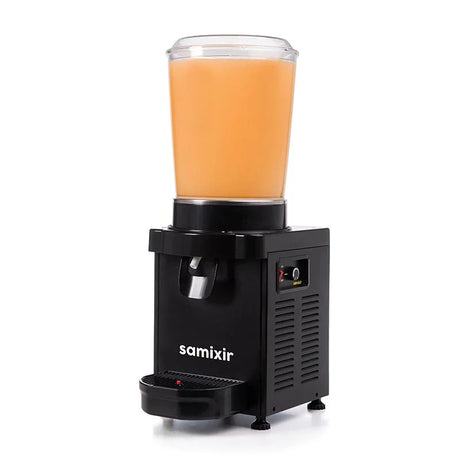 Samixir M10.AB Panoramik Karıştırıcılı Soğuk İçecek Dispanseri Analog 10 L Siyah
