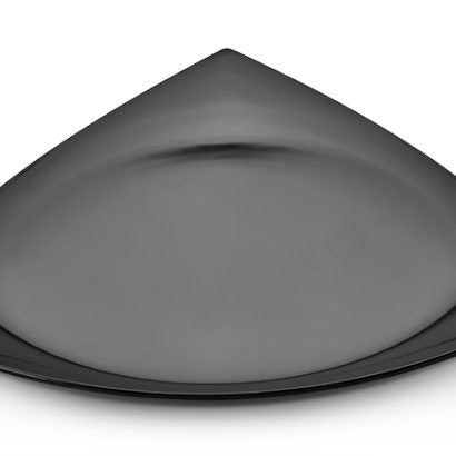 Atlasform S713 Star Açık Büfe Üçgen Sunum Tepsisi, 44x44 cm, Siyah
