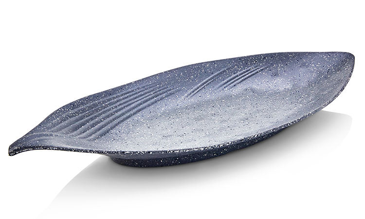 Atlasform G797 Yaprak Kayık, 28x12 cm, Gri Taş